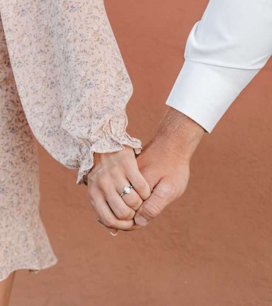 Loving Downtown Bozeman Engagement Photos