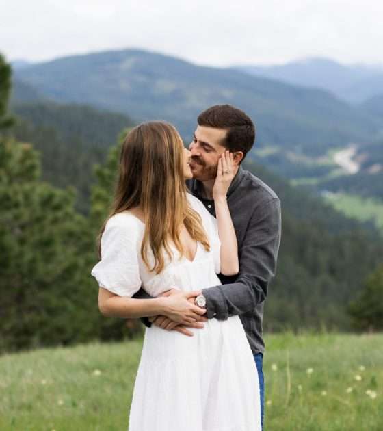Organically Beautiful Engagement Session with Dogs