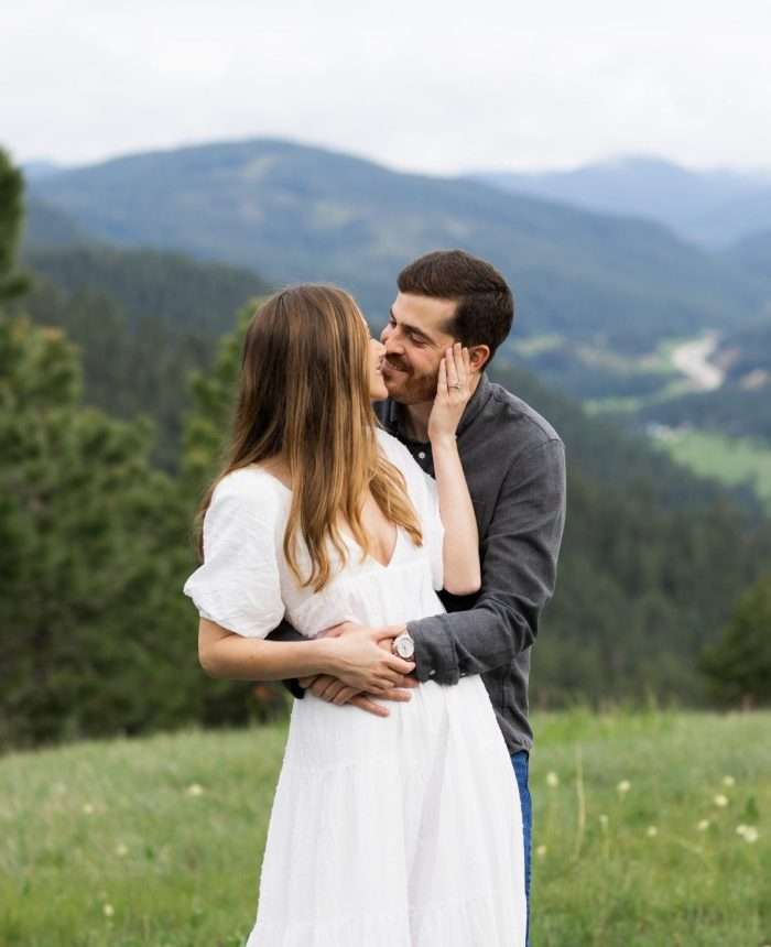 Organically Beautiful Engagement Session with Dogs