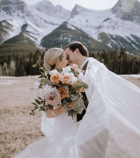 Elegant Hotel Nuptials Against the Canadian Rockies