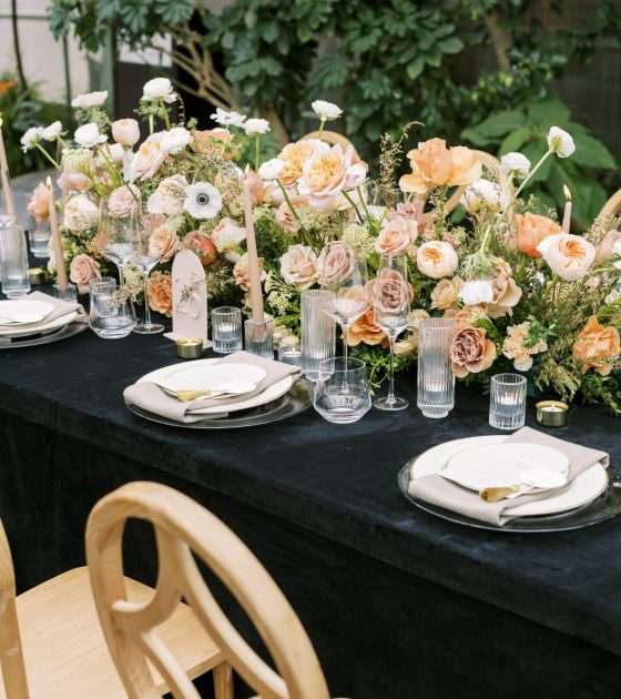 Romantic, Lush Wedding Inspiration at La Caille