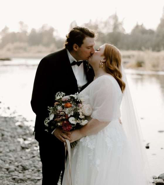 Sweet and Quaint Elopement at a Flower Farm