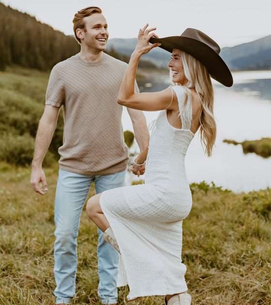 Cute and Playful Colorado Engagement Session