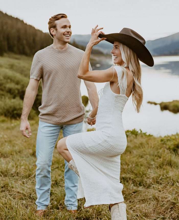 Cute and Playful Colorado Engagement Session