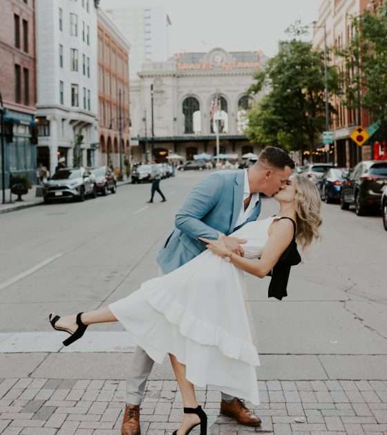 Classy and Chic Union Station Engagement Session