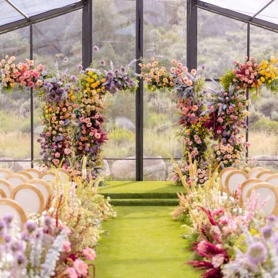 Luxurious and Whimsical Wedding Bursting with Blooms