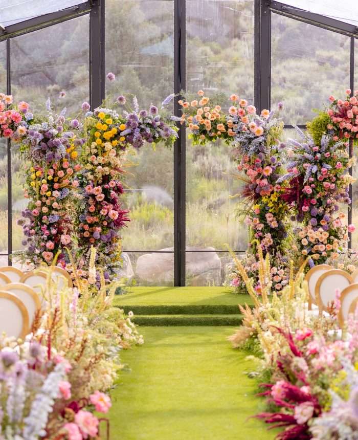 Luxurious and Whimsical Wedding Bursting with Blooms
