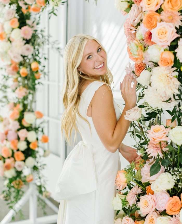 Pretty and Peach Rehearsal Dinner Inspiration