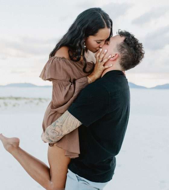 Heavenly White Sands Engagement Session
