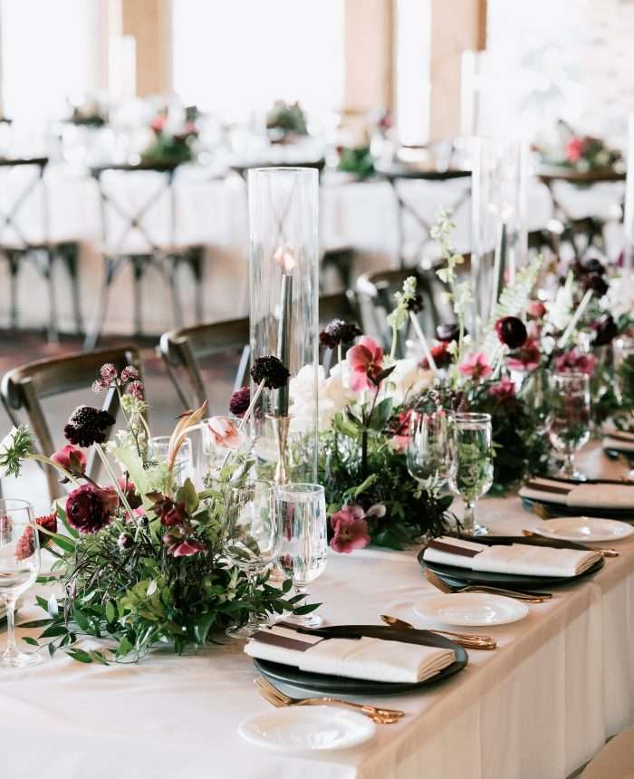 Elegant Winter Wedding with Rich Red Hues