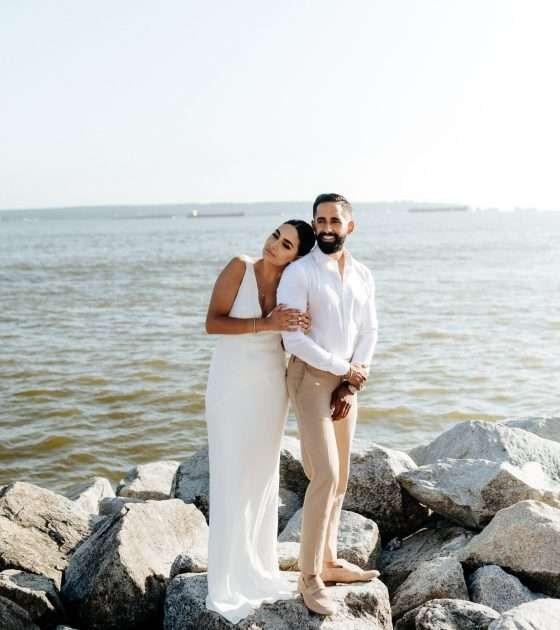 Beachside British Columbia Engagement Session