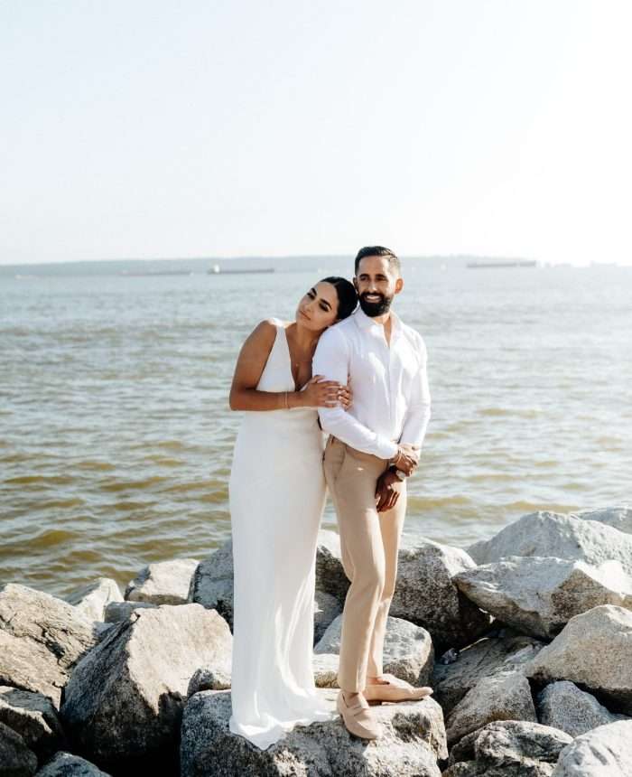 Beachside British Columbia Engagement Session