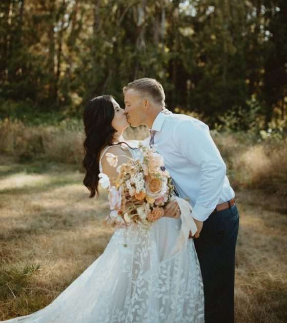 Charming and Intentional Backyard Wedding