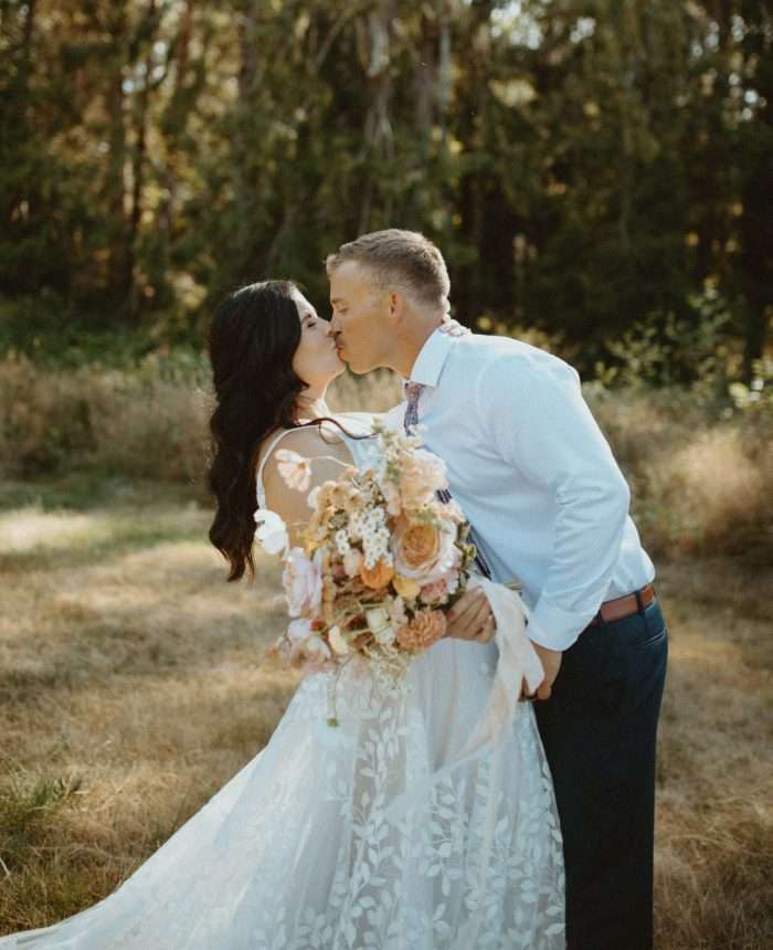 Charming and Intentional Backyard Wedding