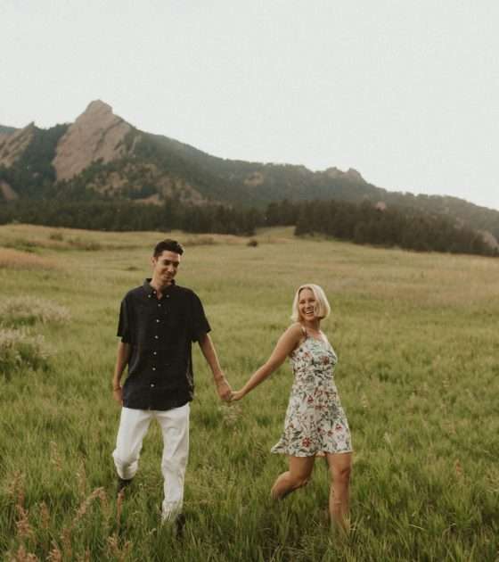 Summer Engagement Session at the Flat Irons