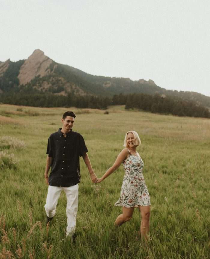 Summer Engagement Session at the Flat Irons