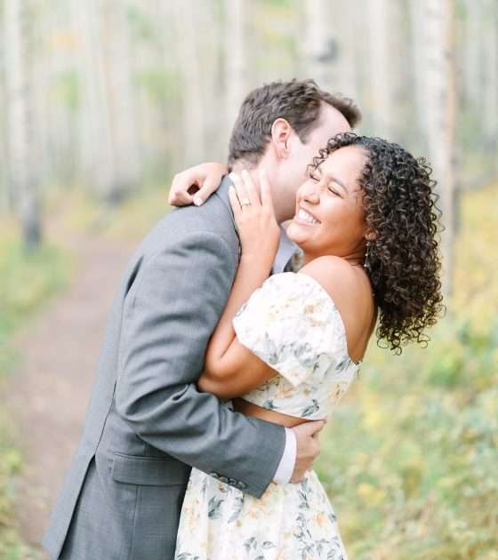 Light and Elegant Engagement Photos