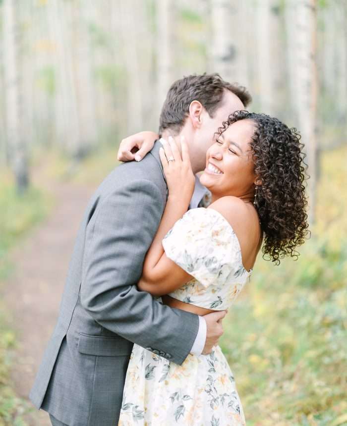 Light and Elegant Engagement Photos