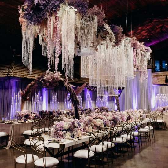 Lavish Lavender Wedding Full of Flowers