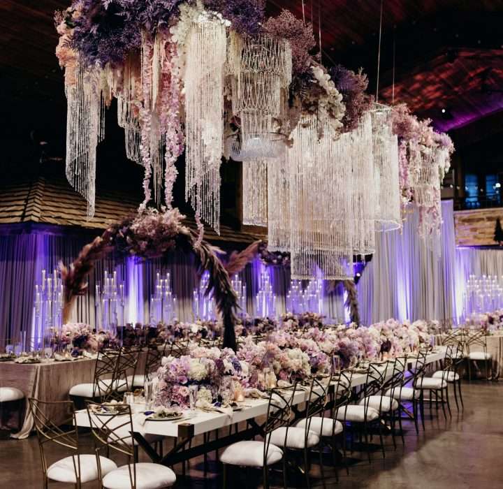 Lavish Lavender Wedding Full of Flowers