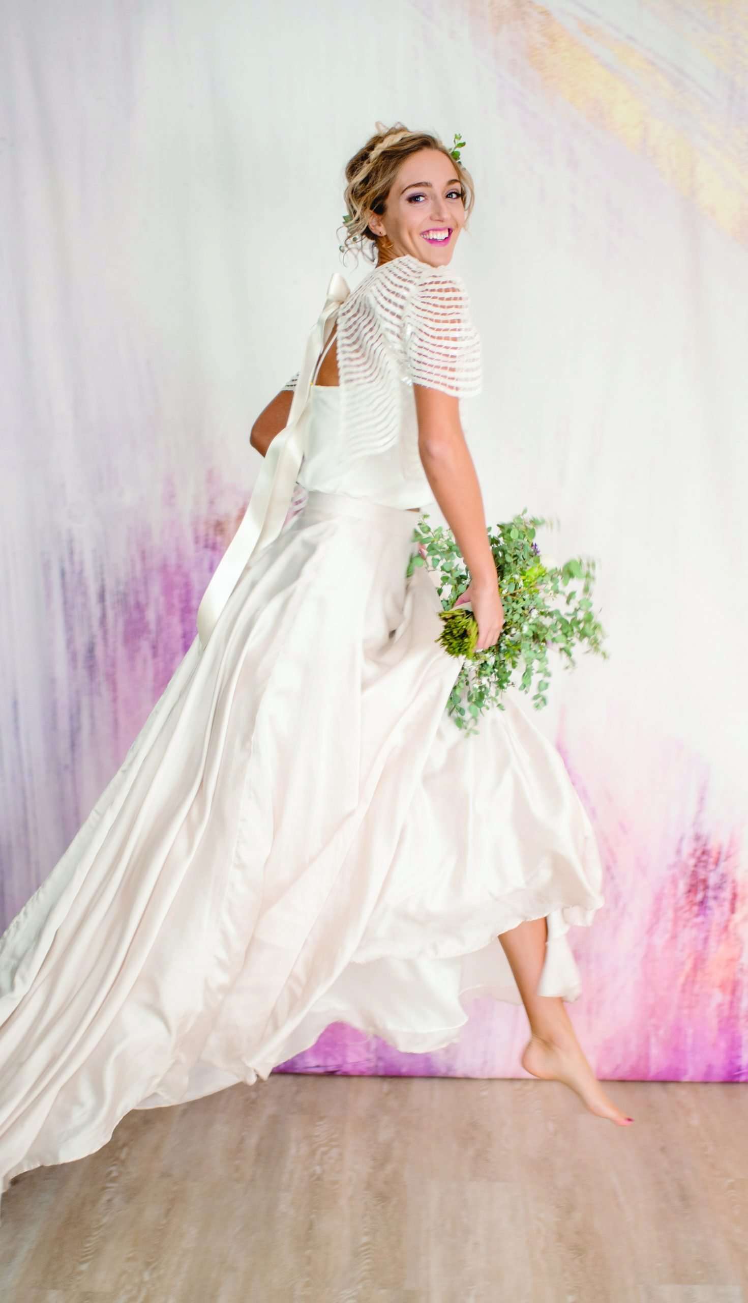 the white dress bozeman Montana Wedding | Luxury Fringe Western Wedding Dress low hem The White Dress  Wedding