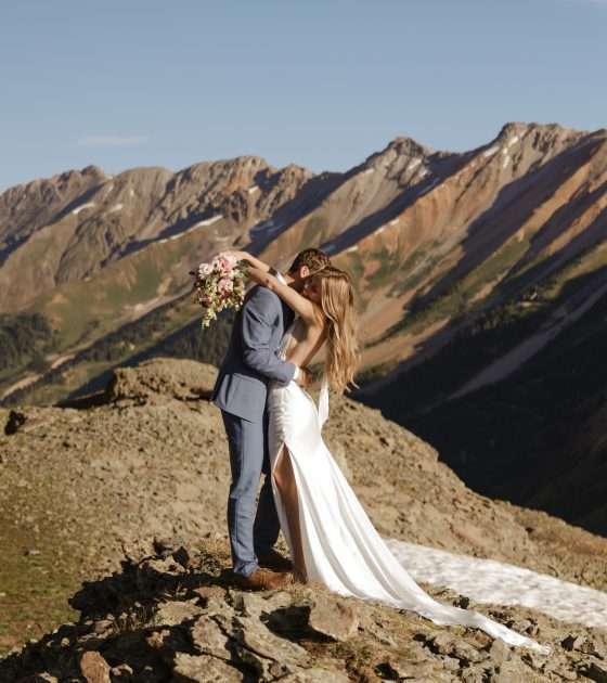 Naturally Beautiful Elopement in the Mountains