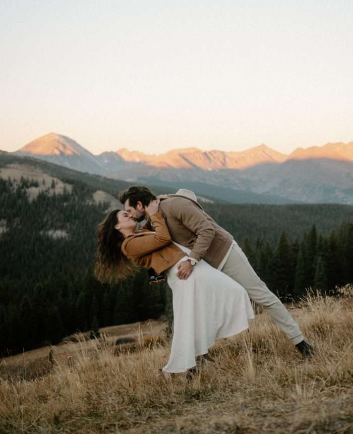 Playful Engagement Session in the Colorado Fall