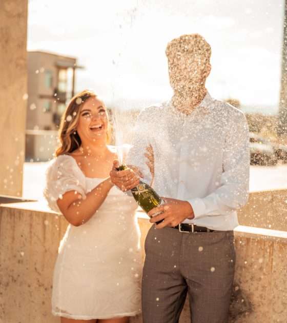 Darling Engagement Photos at Denver’s Union Station