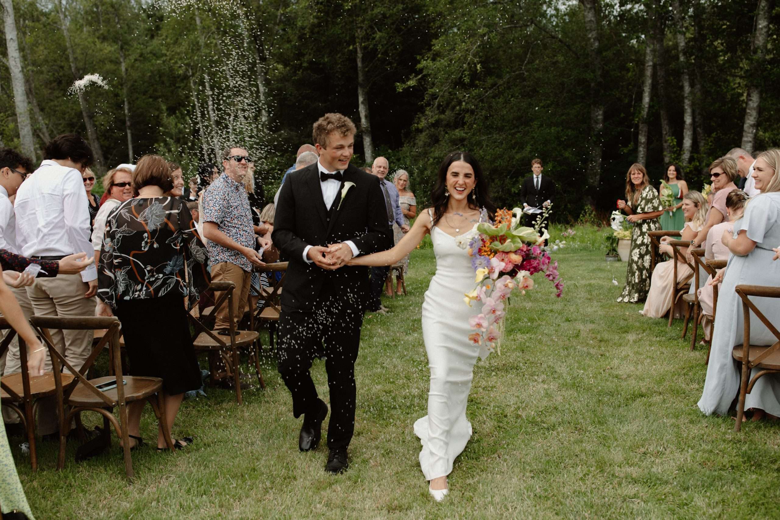Frankie Jane Bride Says ‘I Do’ in Intimate Backyard Garden Party Wedding