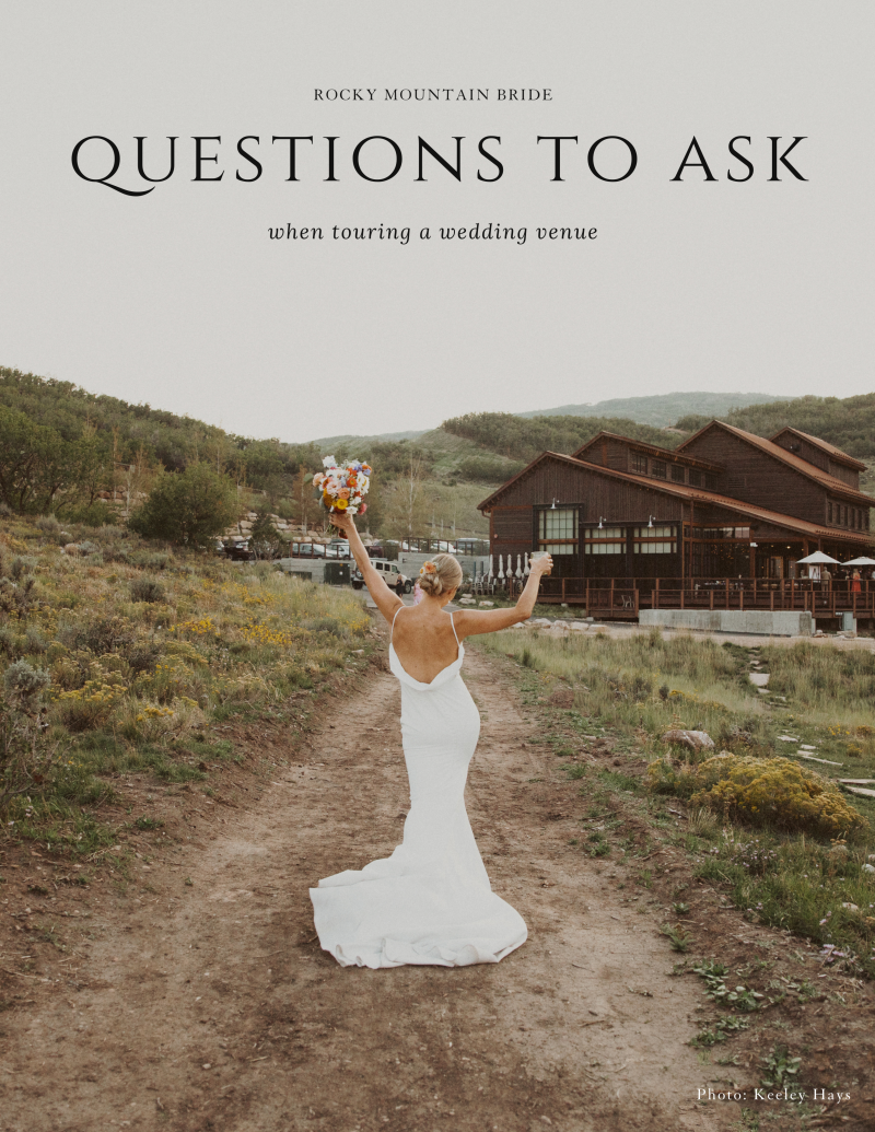 Questions to Ask when Touring a Wedding Venue