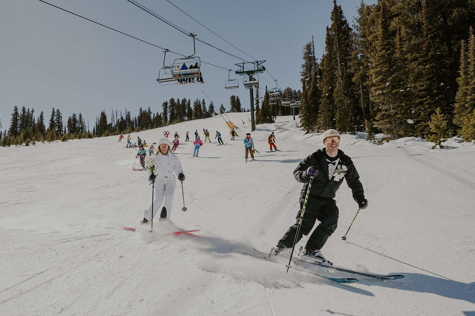 ski wedding at Sun Valley Resort