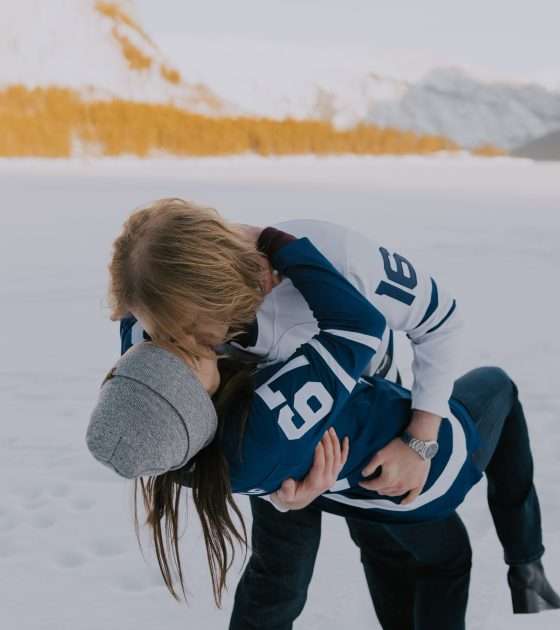 Chilly and Spirited Winter Engagement Session
