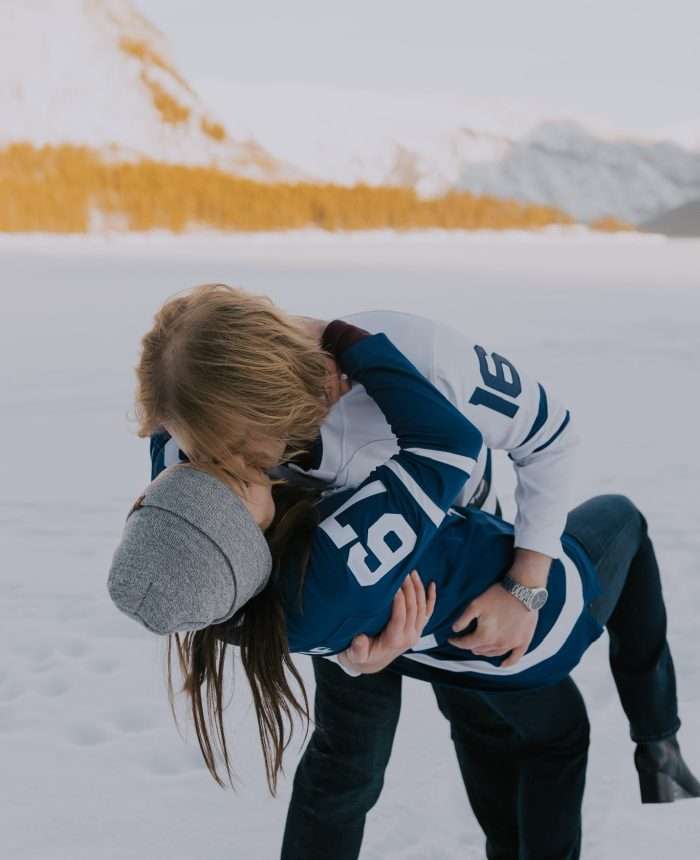 Chilly and Spirited Winter Engagement Session