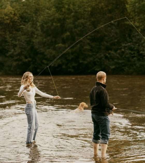 Outdoor Montana Engagements on the River