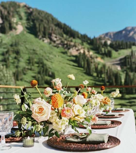 Blissful Summer Ski Resort Wedding