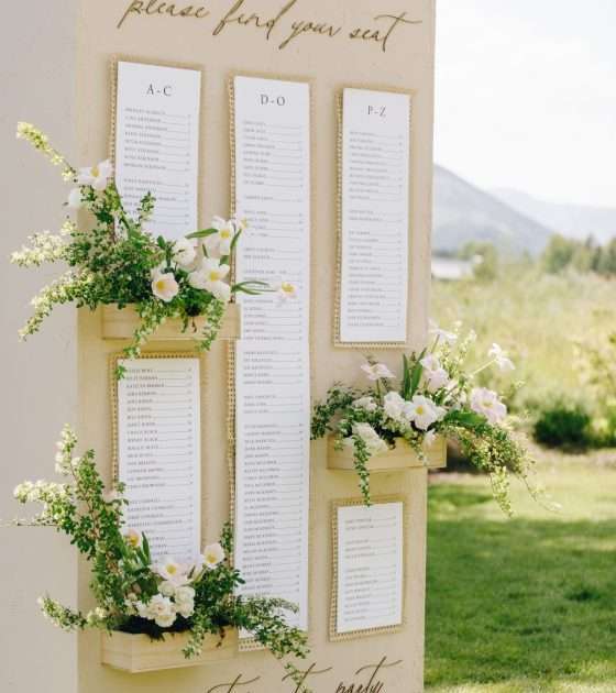 Romantic Garden Nuptials in Sun Valley