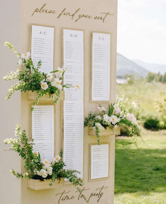 Romantic Garden Nuptials in Sun Valley