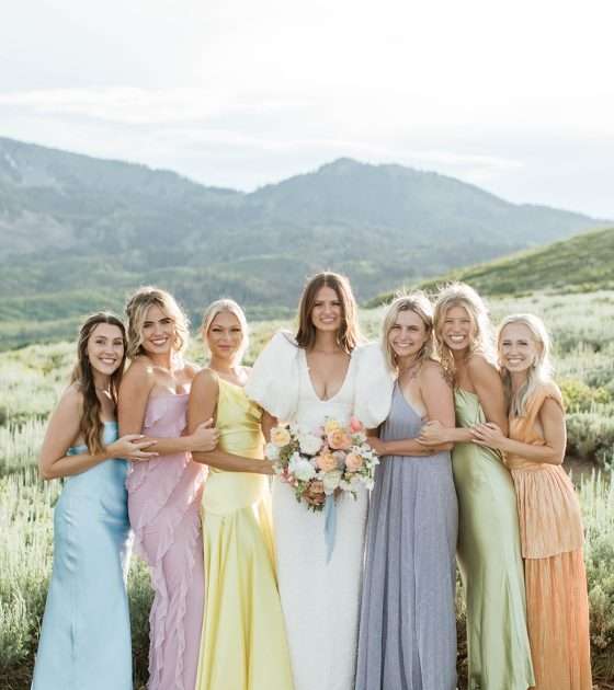 Pretty Pastel Garden Inspired Elopement in Park City
