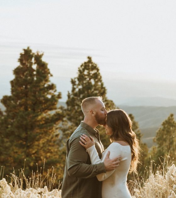 Glowing Scenic Boise Engagement Session