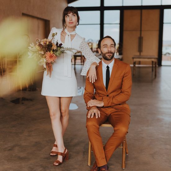 Cute and Hip Desert Wedding Inspiration in Moab