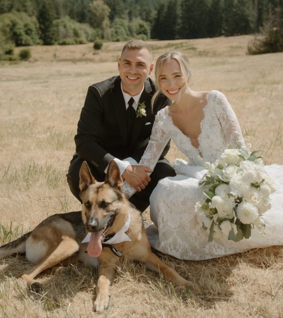 Sweet British Columbia Wedding with their Adorable Dog