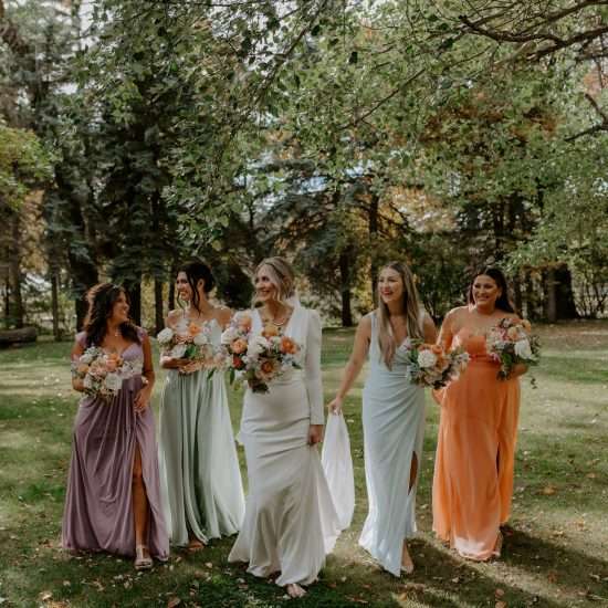 Romantic and Sweet Floral-Filled Estate Wedding