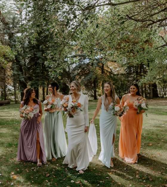 Romantic and Sweet Floral-Filled Estate Wedding
