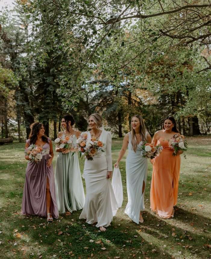 Romantic and Sweet Floral-Filled Estate Wedding