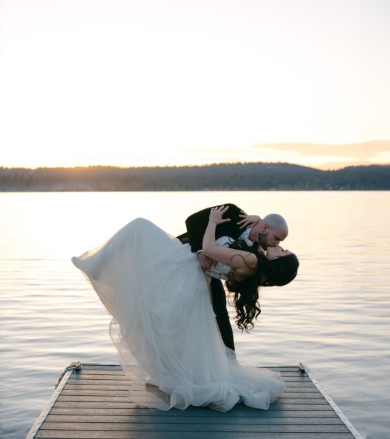 Charming and Serene Fall Wedding in McCall