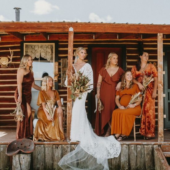 Western Wyoming Wedding with Autumn Hues