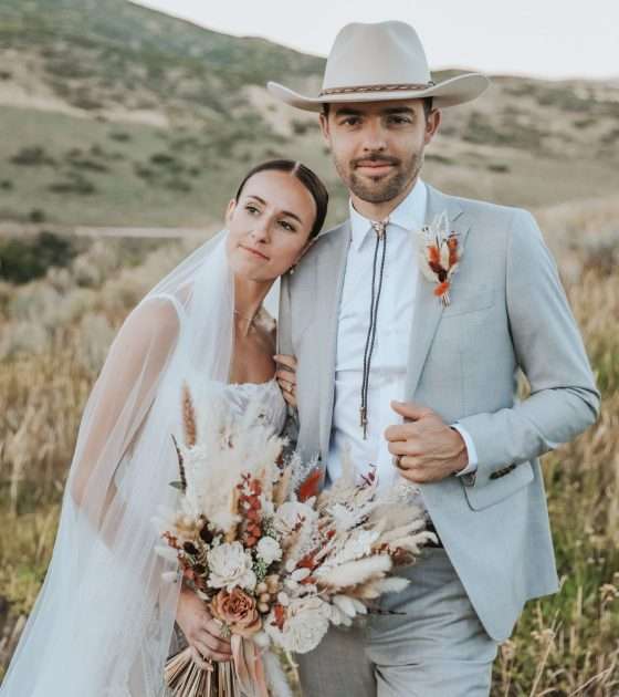 Rustic Evening Nuptials with a Western Flair