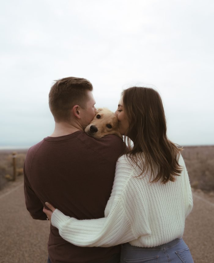 Autumn Charm Engagement Session in Albuquerque