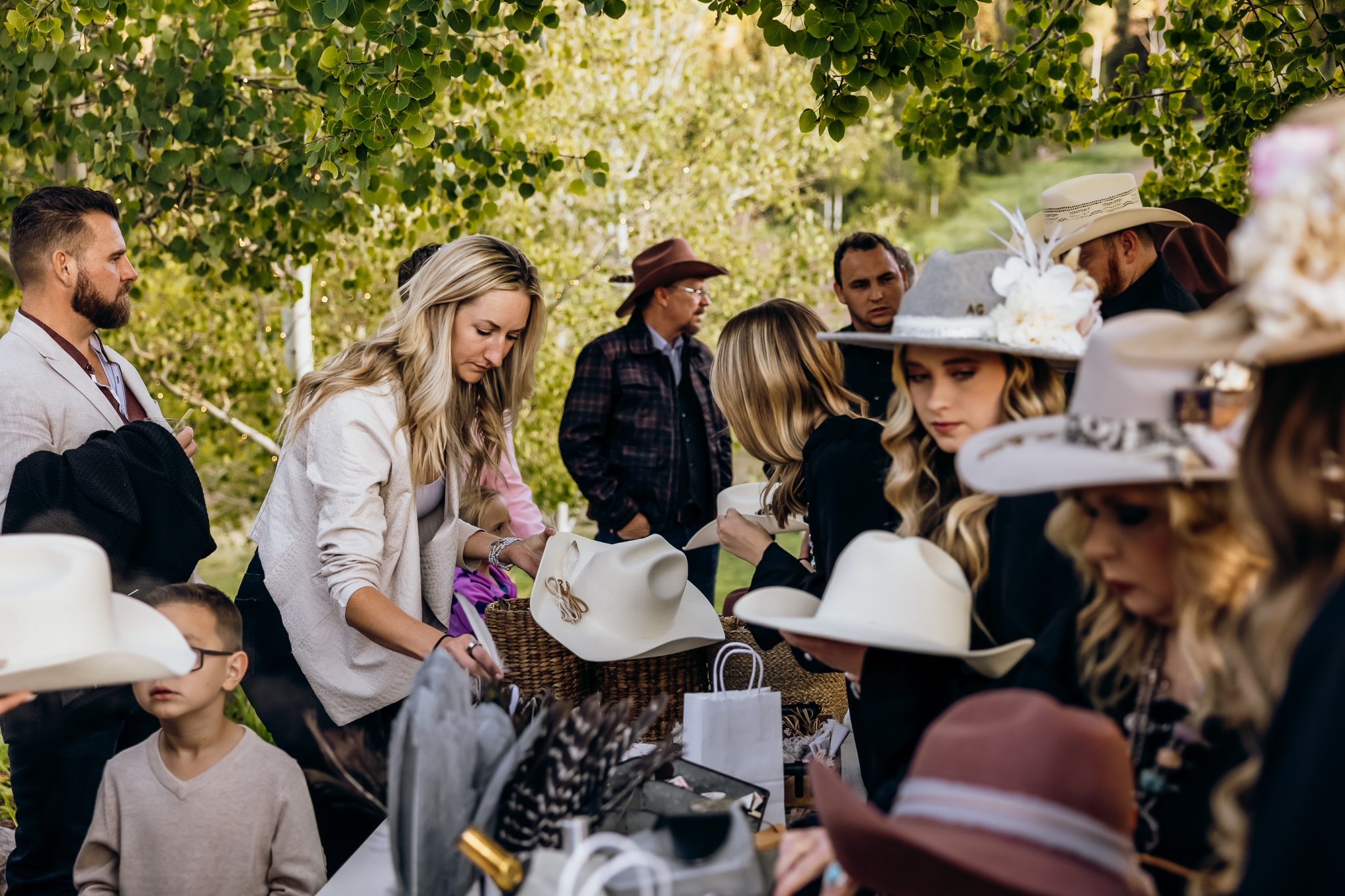 Custom Hat Bars by Fallen Stone Sky: A Trend Taking Weddings Across the US by Storm
