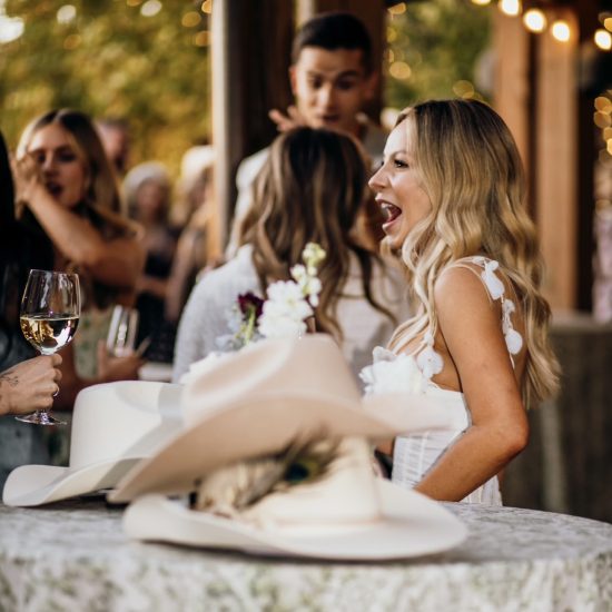 Fallen Sky Stone Hat Bar <span> | Salt Lake City Utah Wedding Hat Bar </span>